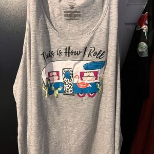 Secret Treasures Gray Tank Top